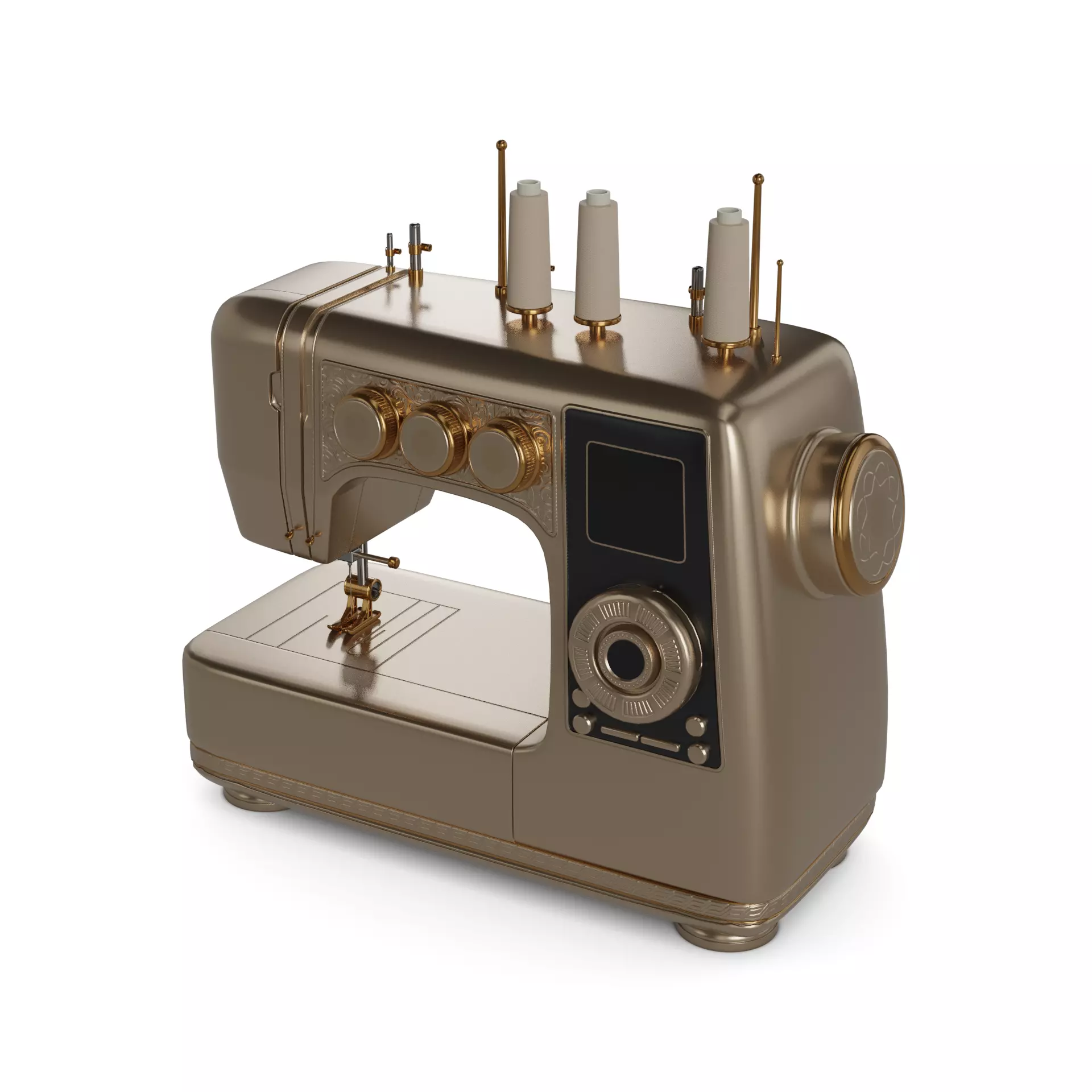 Overlock and Coverstitch 3D model_0