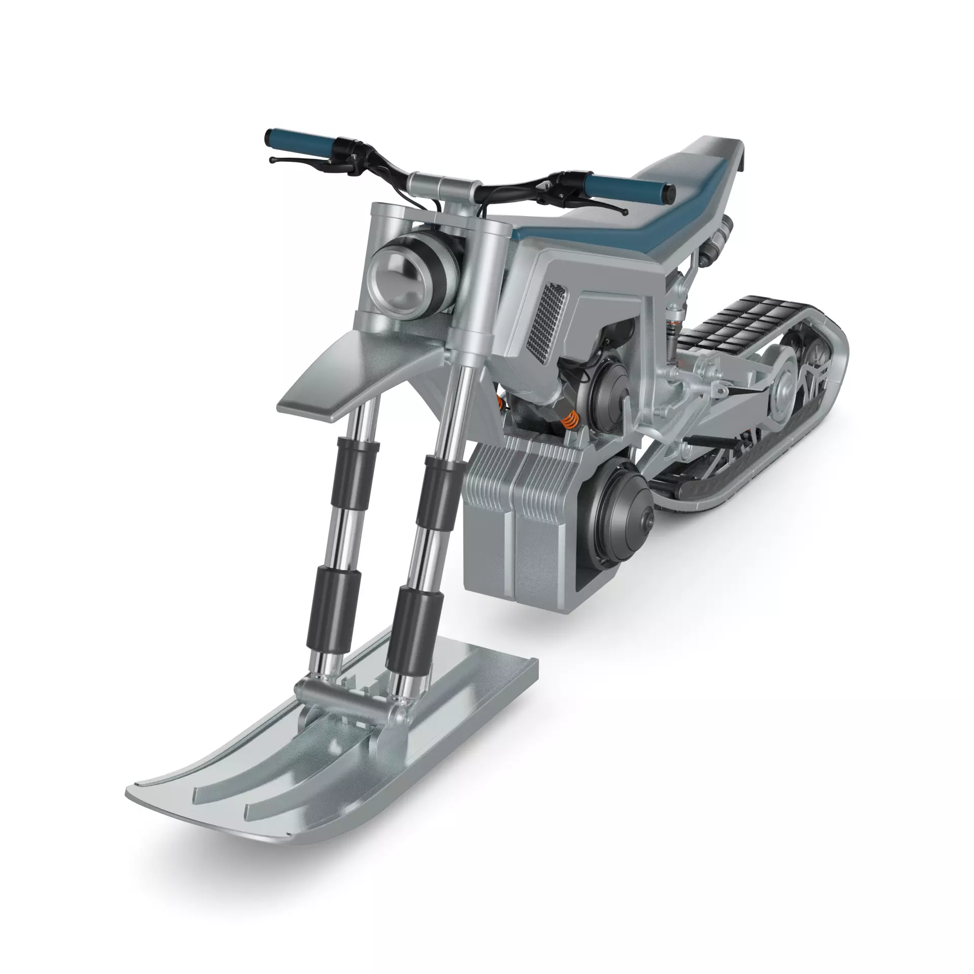 Snow Bike 3D model_0