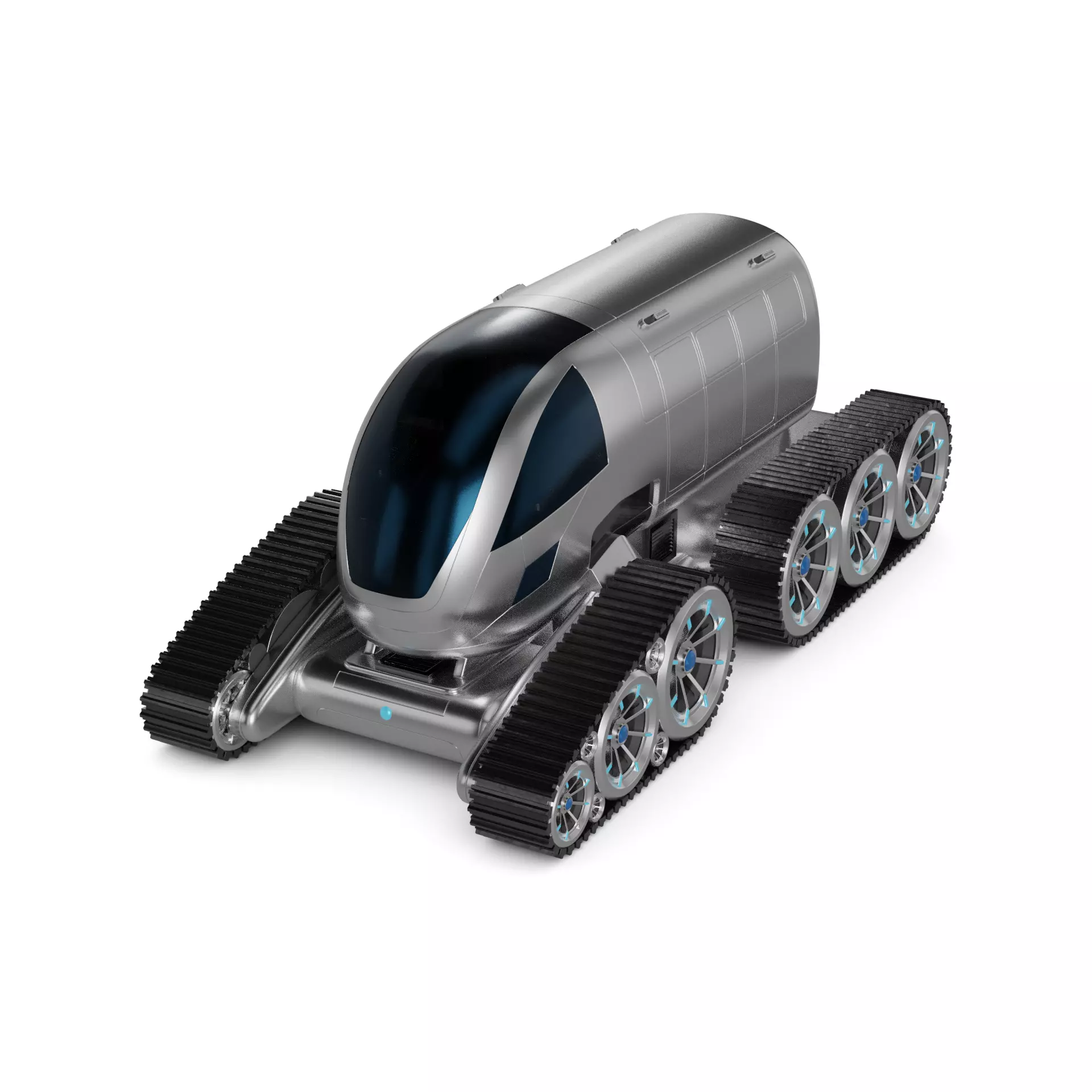 Snow Coach 3D model_0