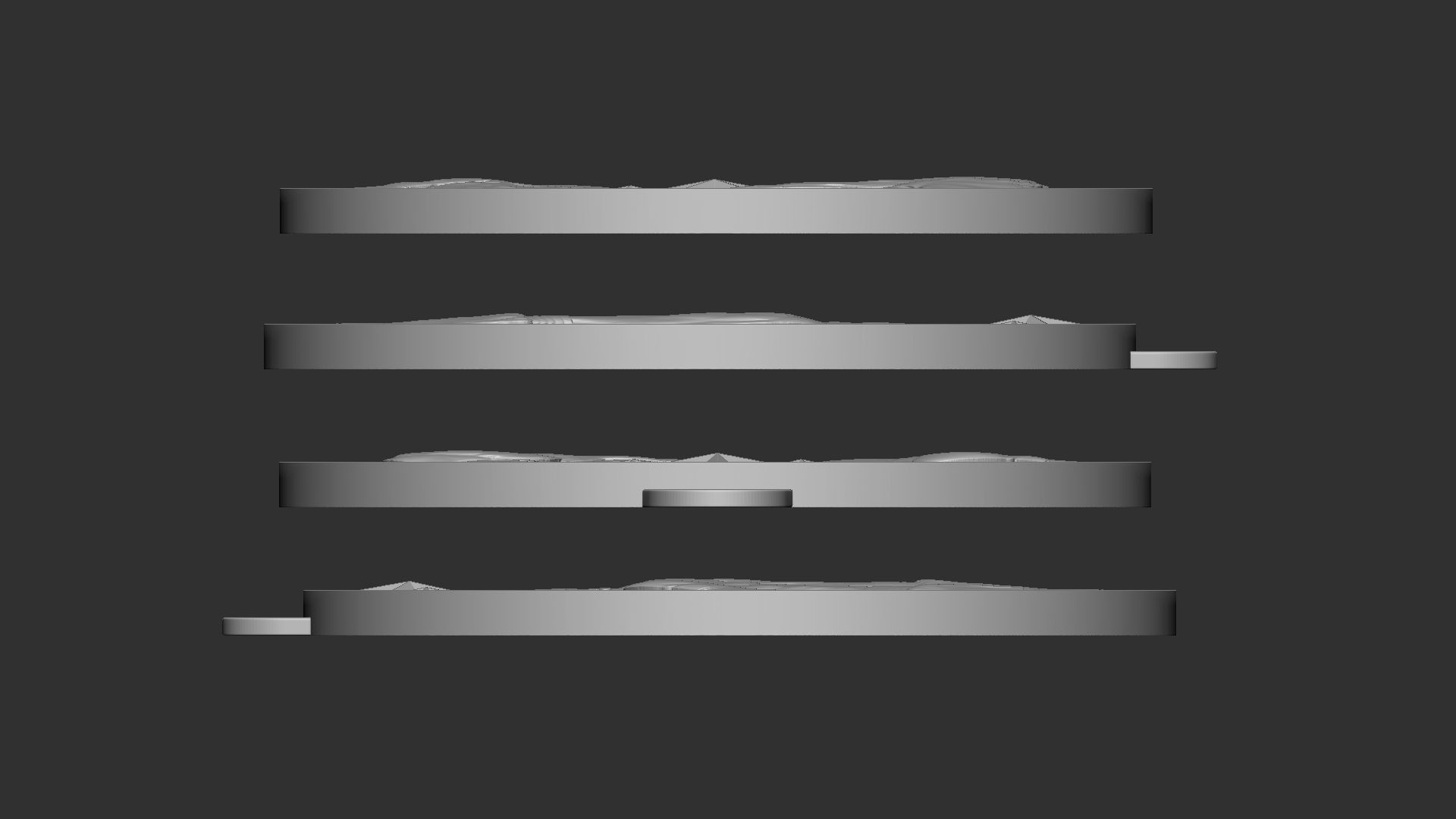 Boxing Medal 3D print model_7