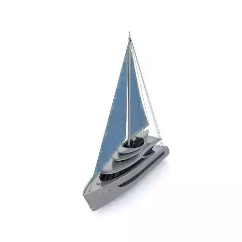Sailing Yacht 3D model Sailing Yacht 3D model