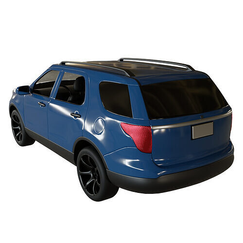 Crossover Car 3D model 3