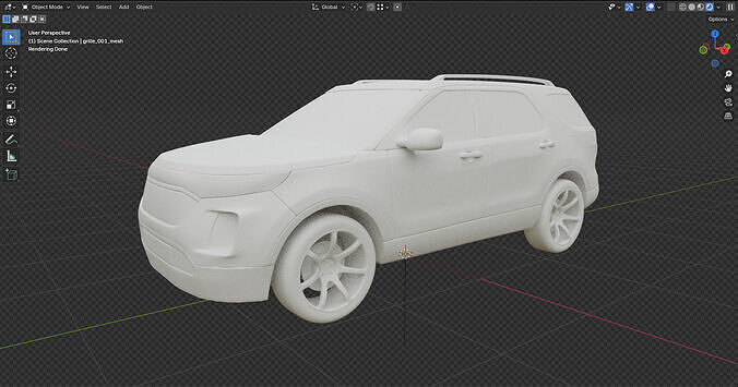 Crossover Car 3D model 6