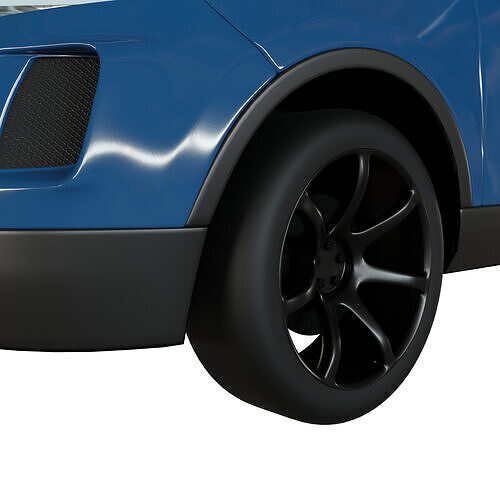 Crossover Car 3D model 5
