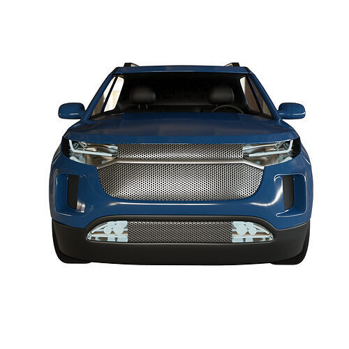 Crossover Car 3D model 4