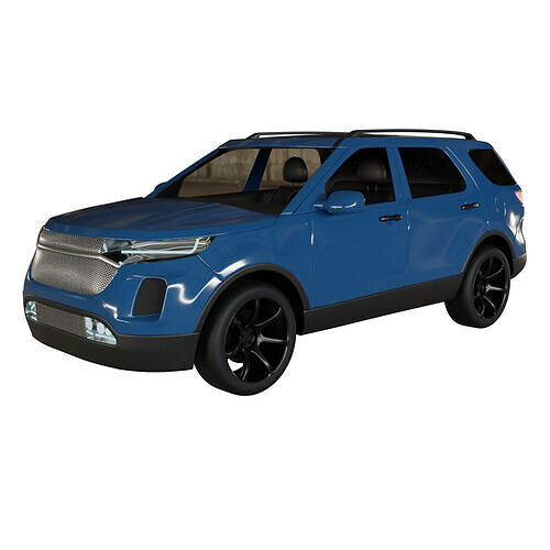 Crossover Car 3D model 2