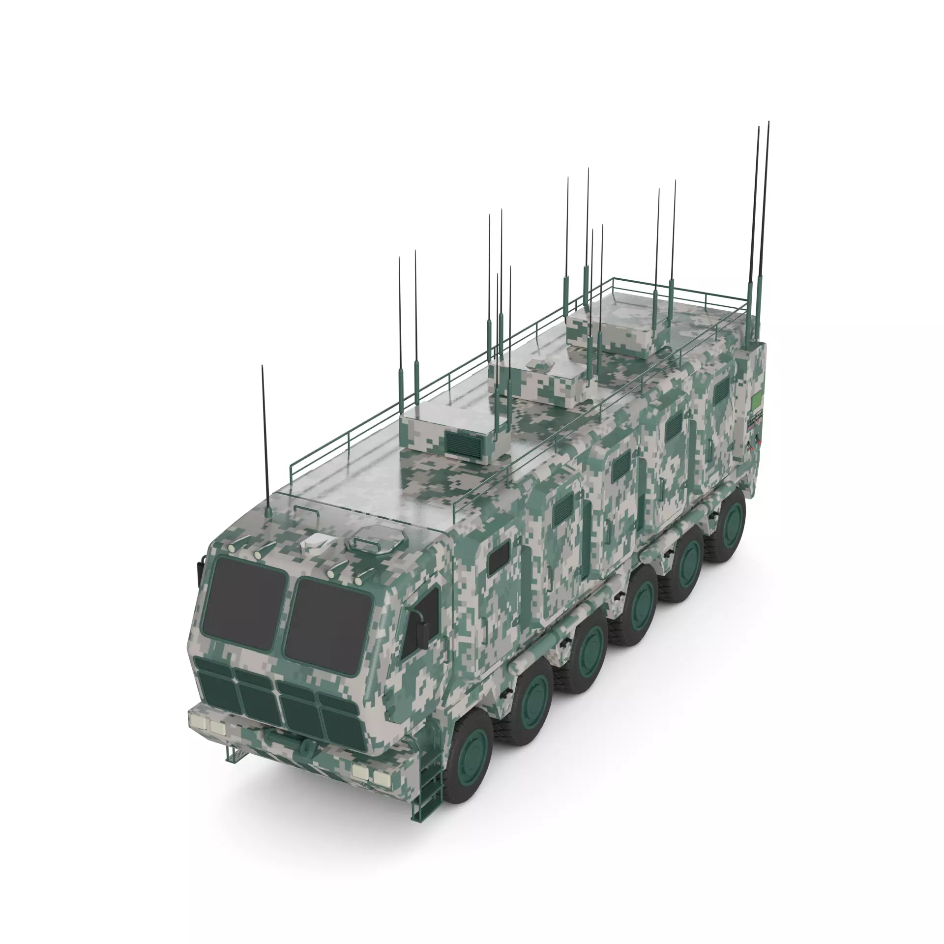 Mobile Command Center 3D model