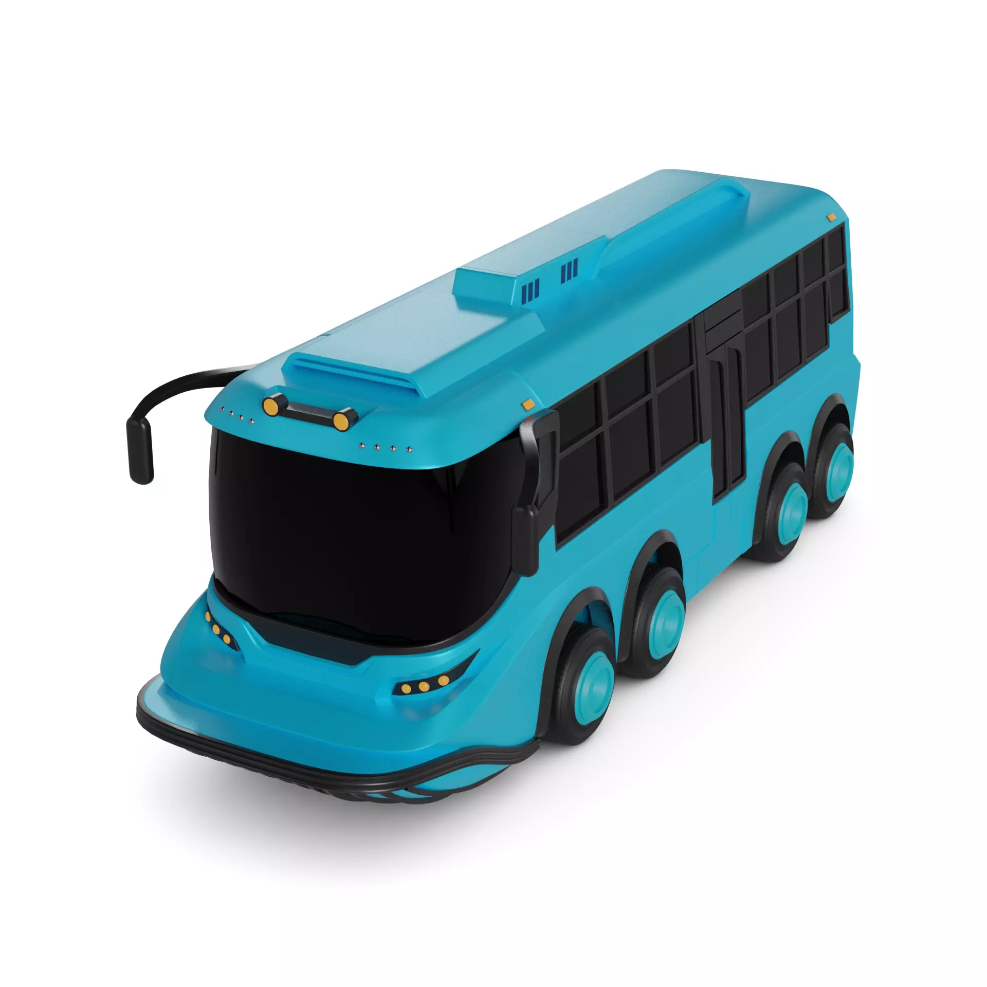 Amphibious Bus 3D model_0