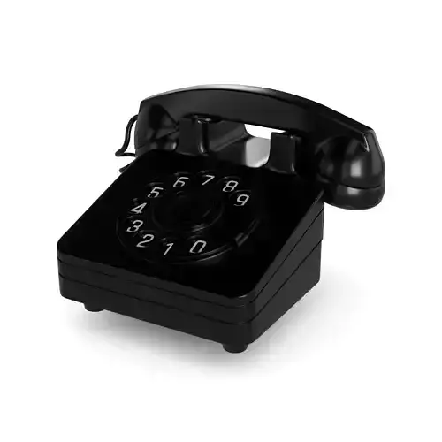 Landline telephone 3D model