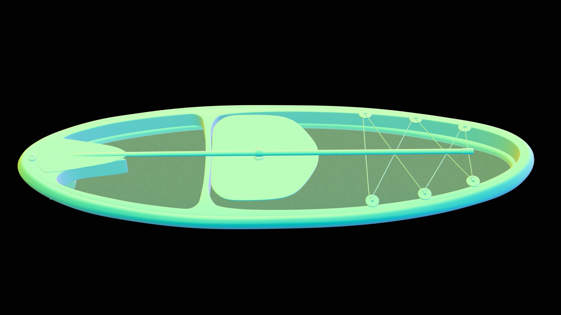 Paddleboard 3D model_6