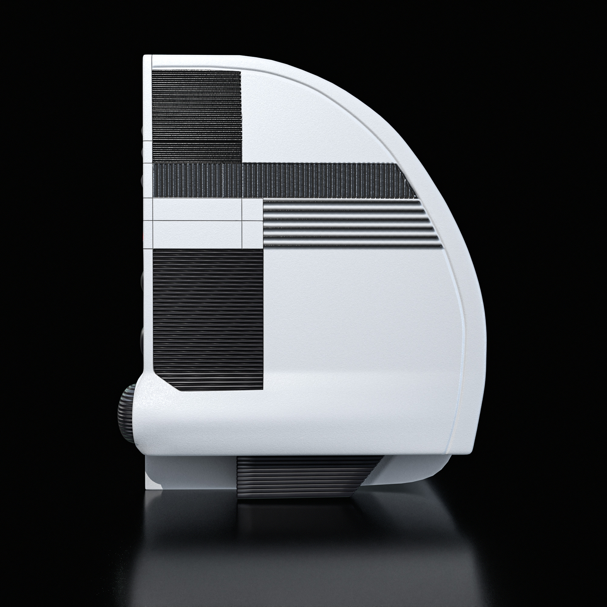 Stylized TV Low-poly 3D model_6