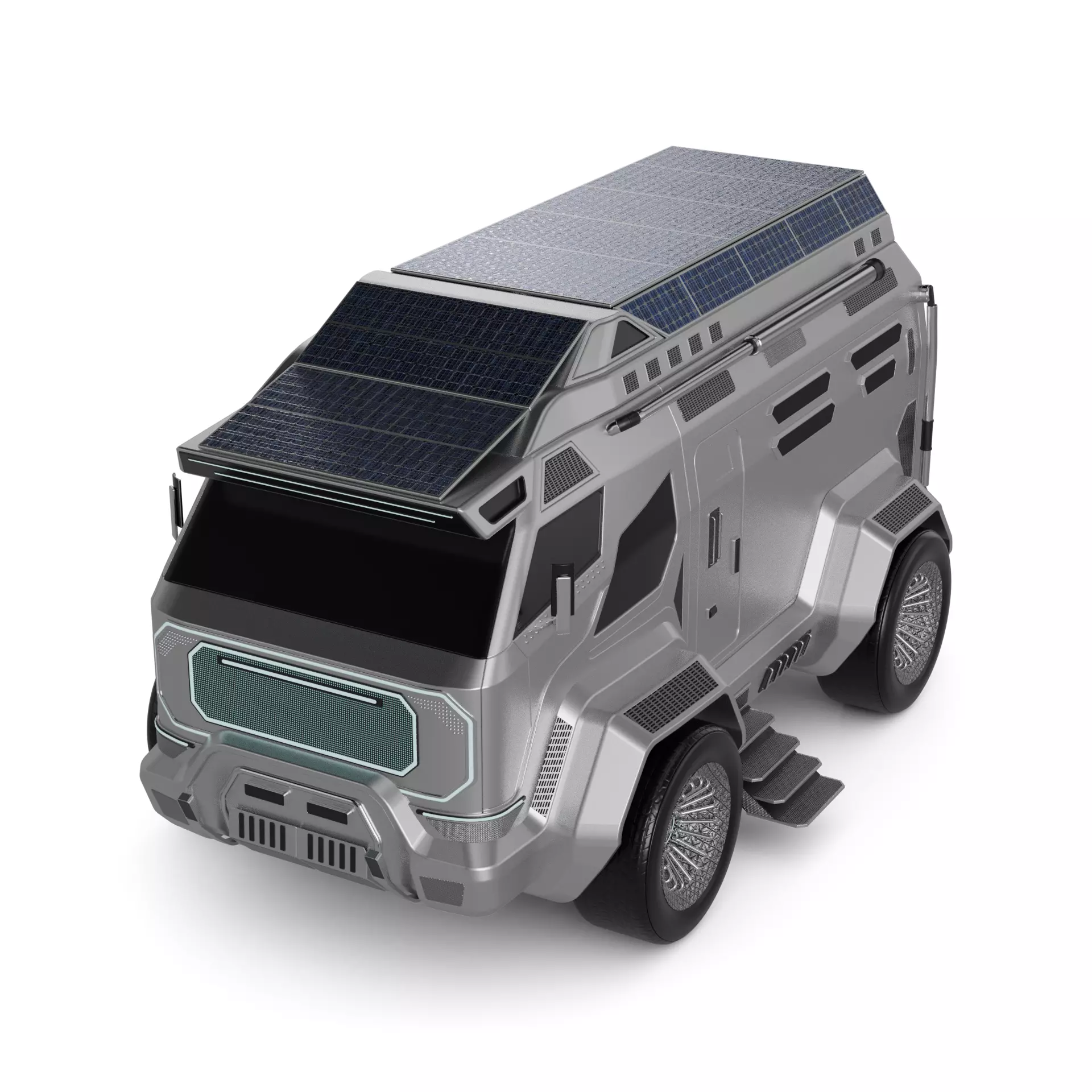 Off road Camper Van 3D model_0