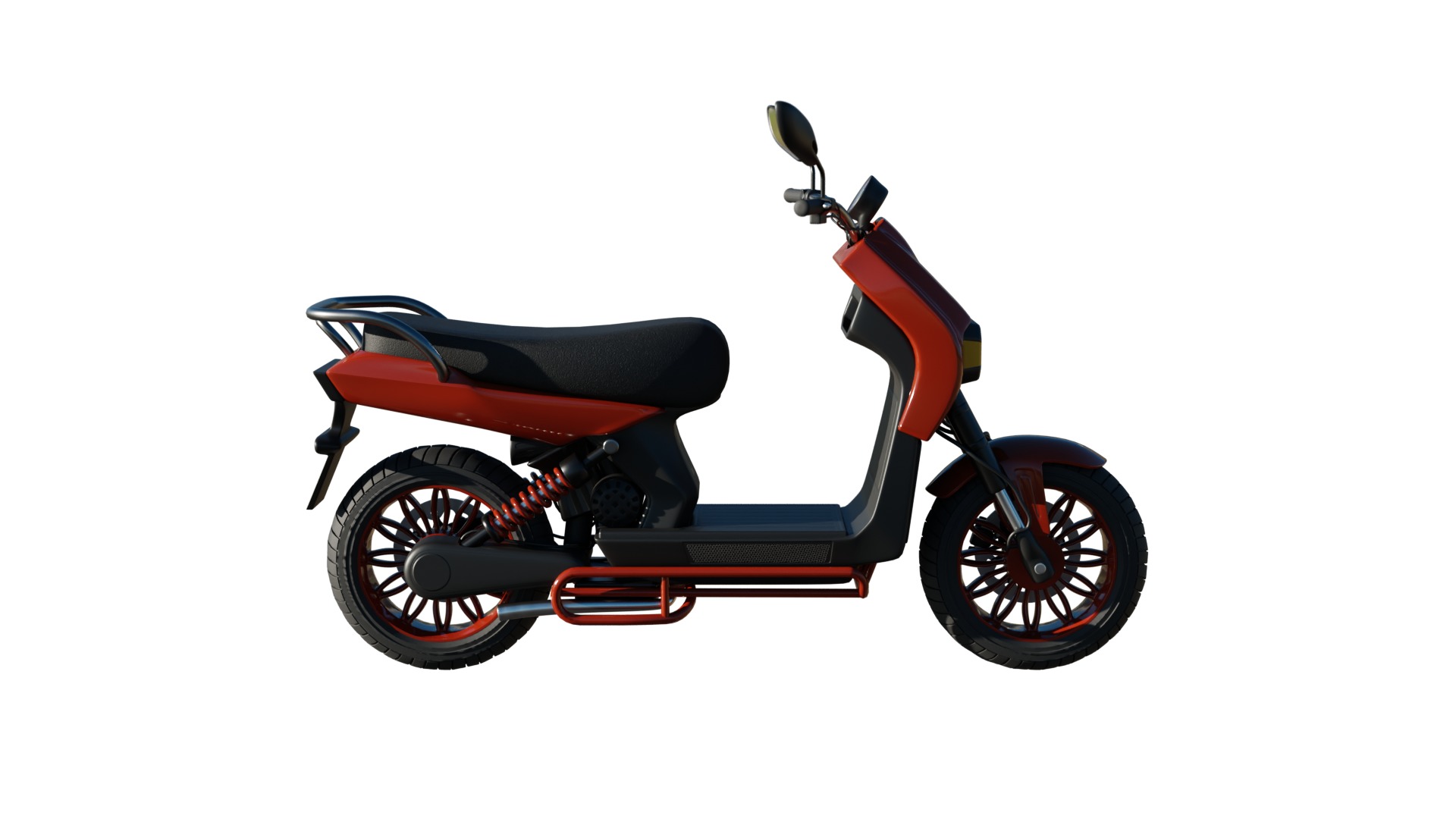 Off-road Scooter 3D model_7
