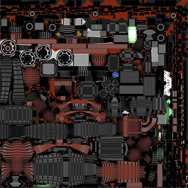 Off-road Scooter 3D model_9