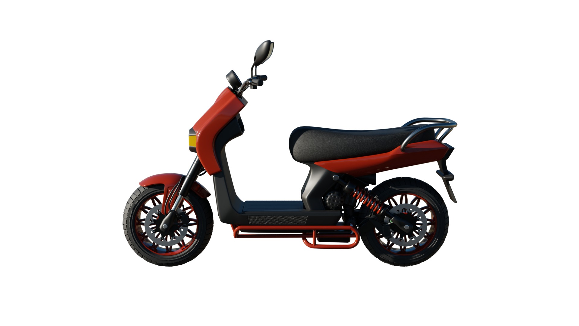Off-road Scooter 3D model_6