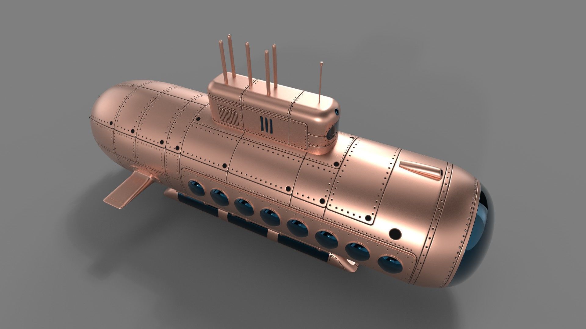 Tourist Submersible 3D model_9