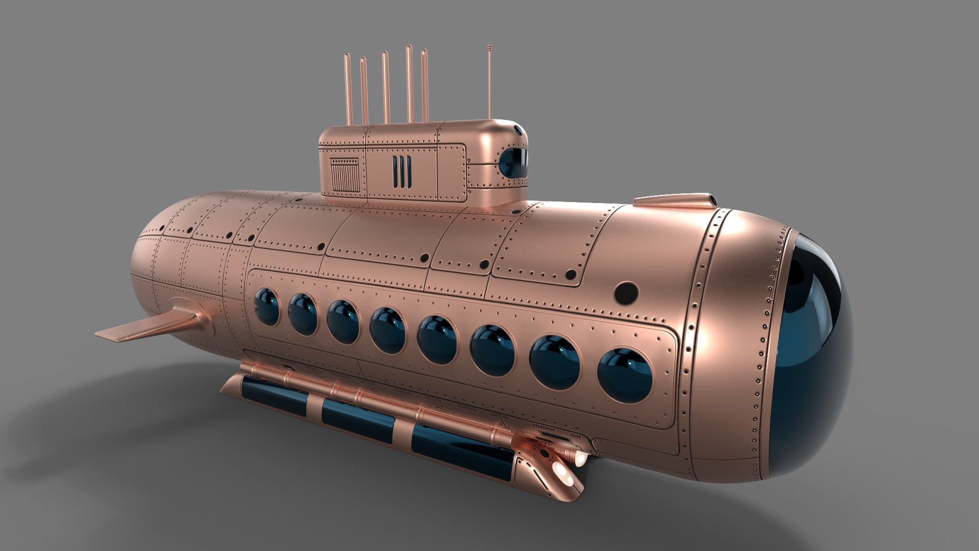 Tourist Submersible 3D model_12