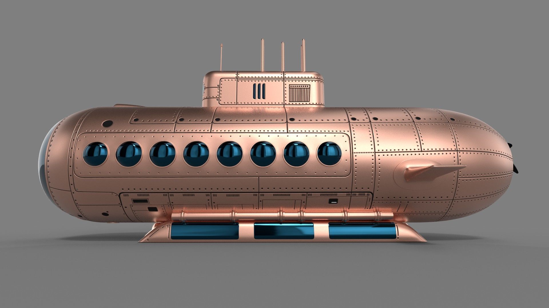Tourist Submersible 3D model_1