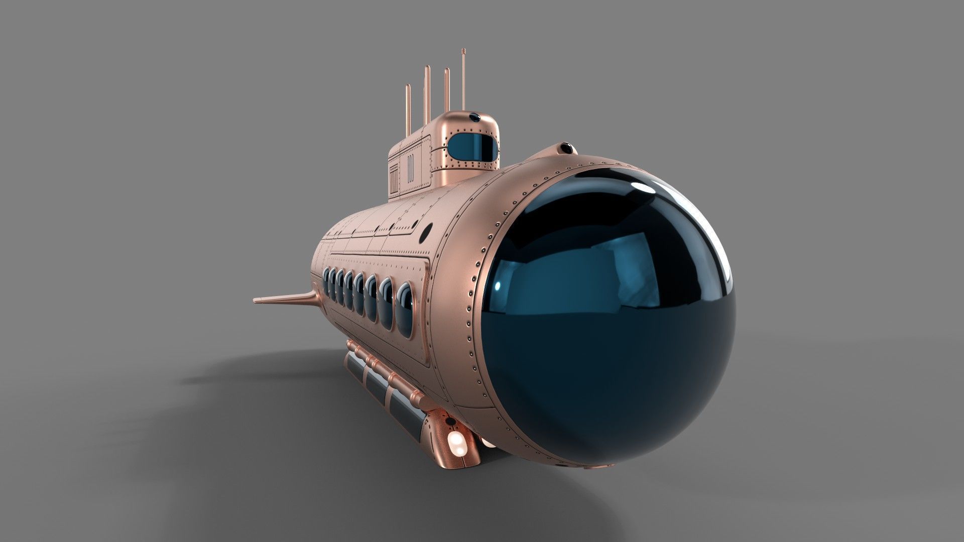 Tourist Submersible 3D model_6