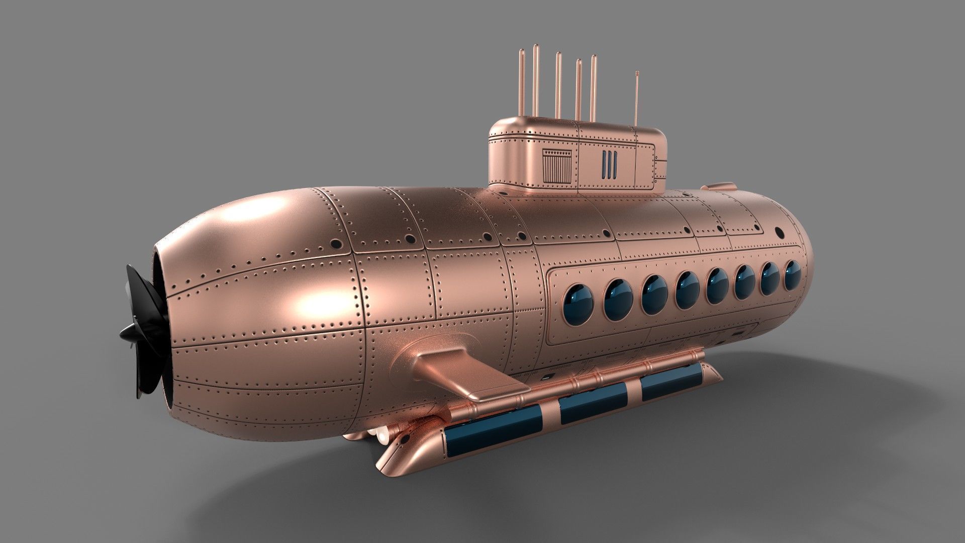 Tourist Submersible 3D model_4