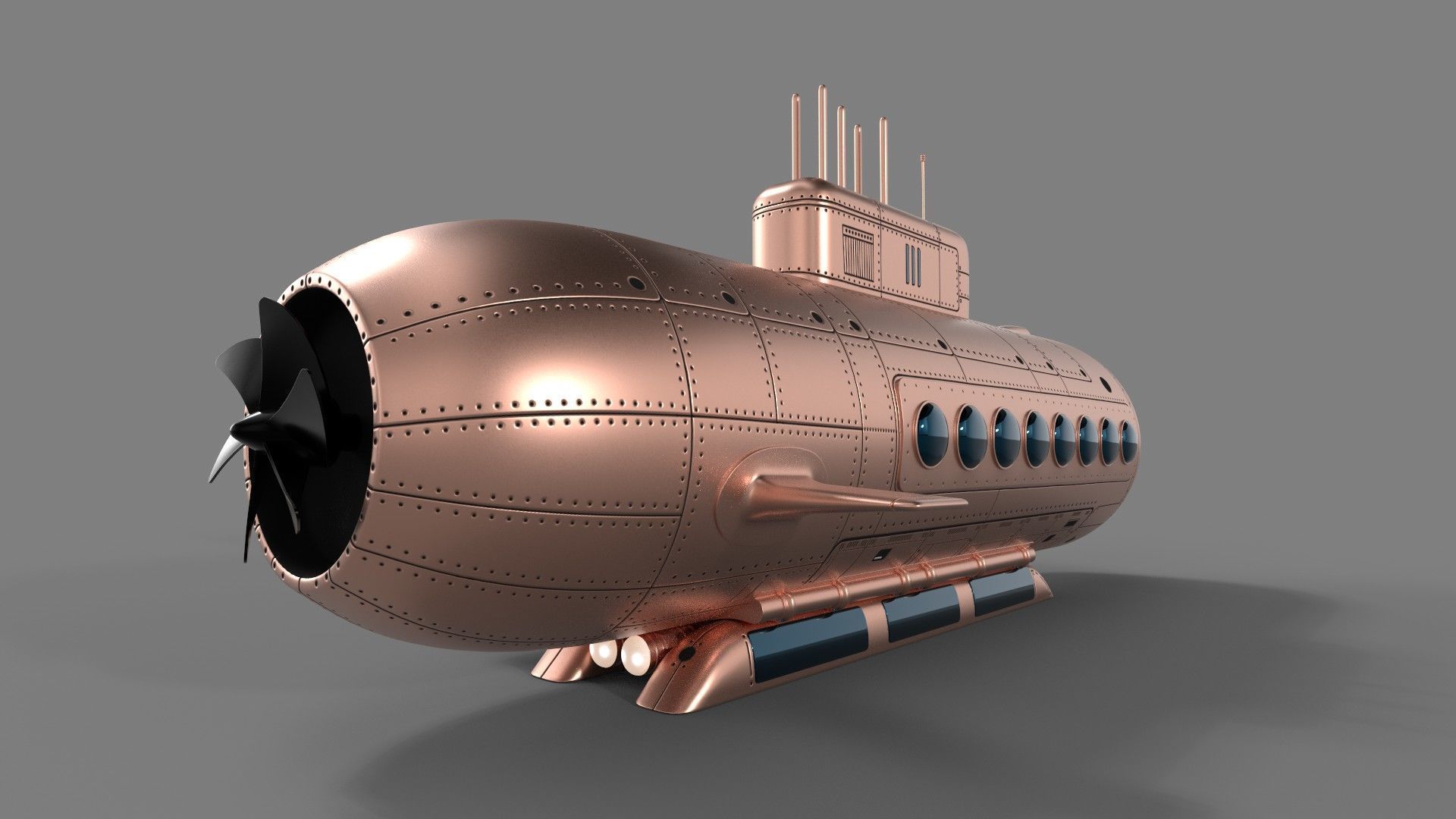 Tourist Submersible 3D model_14