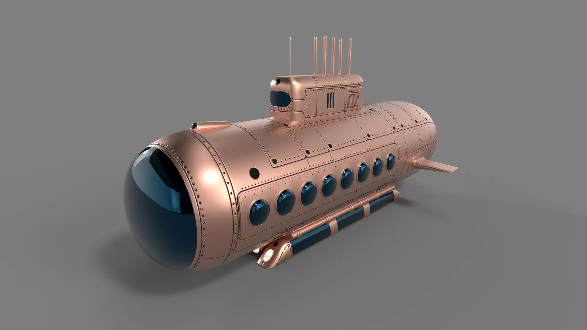 Tourist Submersible 3D model_0