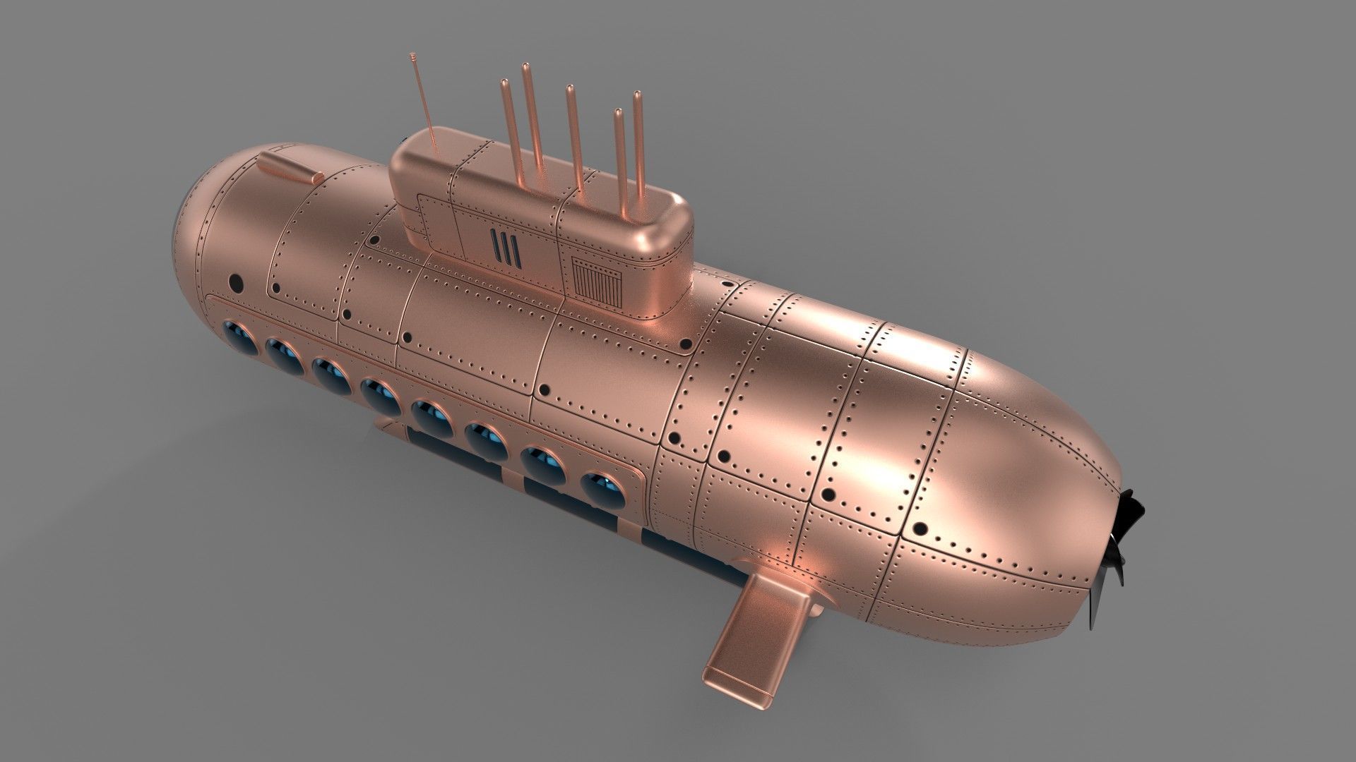 Tourist Submersible 3D model_10