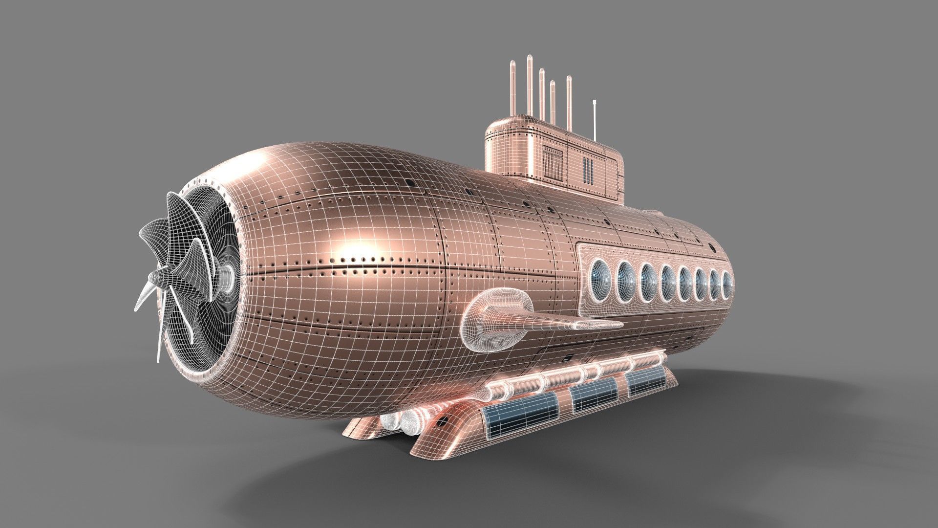Tourist Submersible 3D model_15