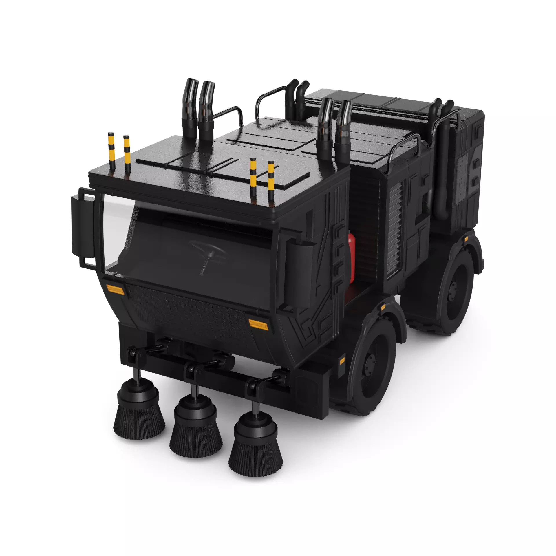 Street Sweeper 3D model_0