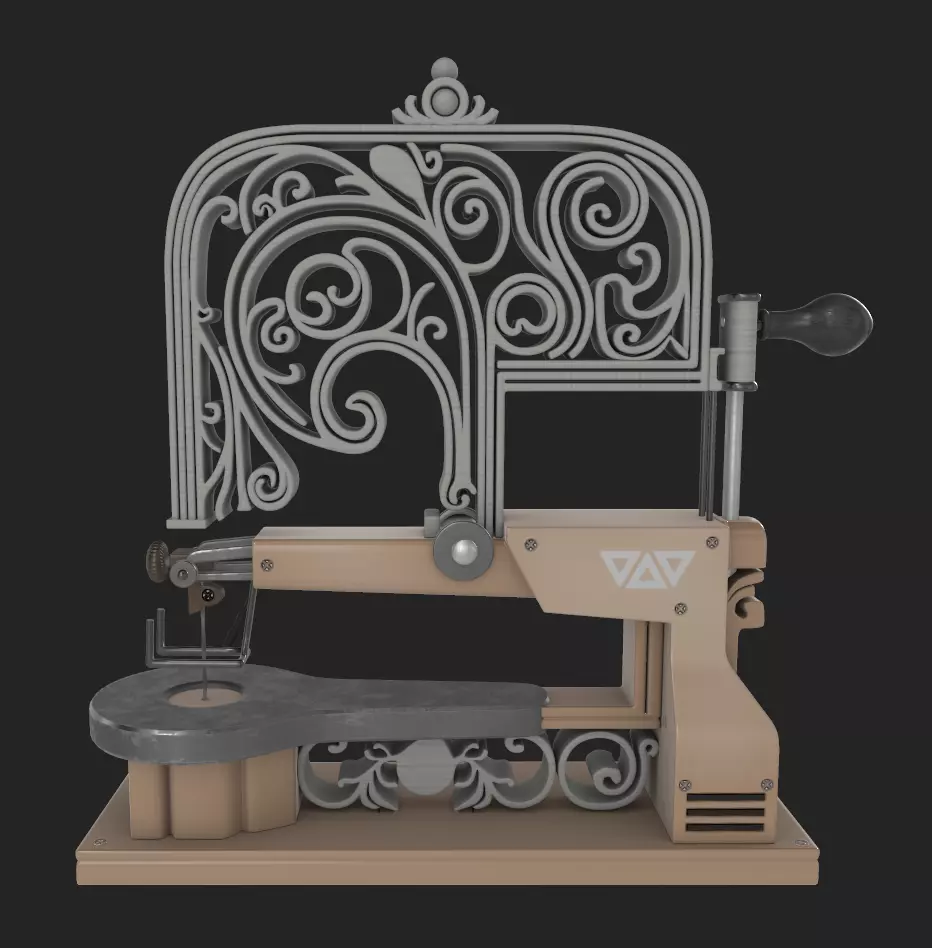 Scroll Saw 3D model_0