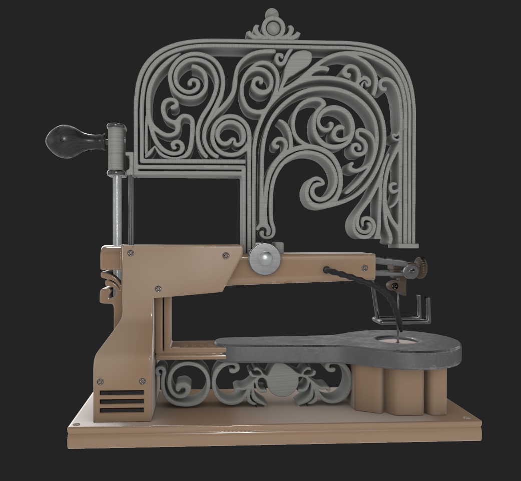 Scroll Saw 3D model_4