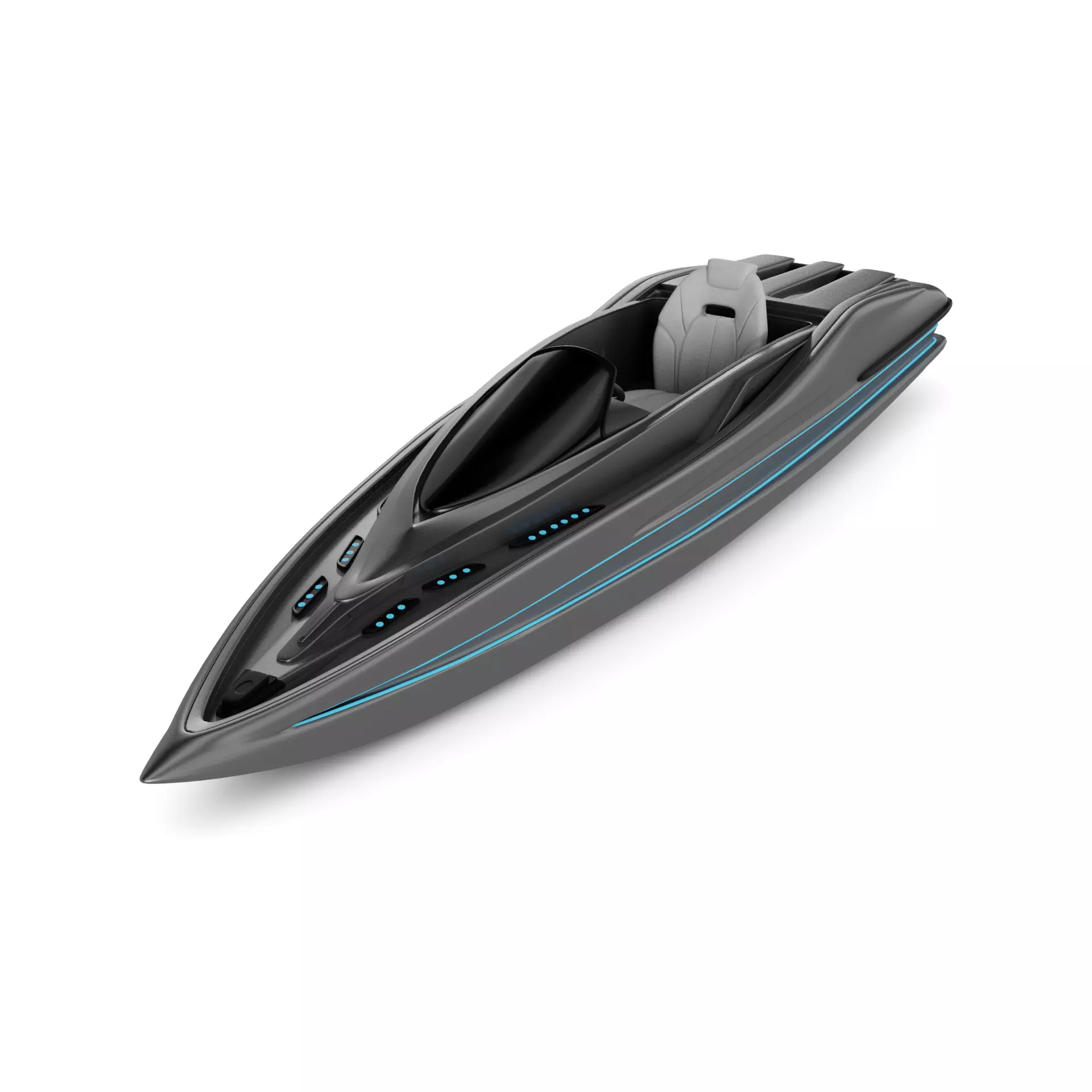 Canoe 3D model_0