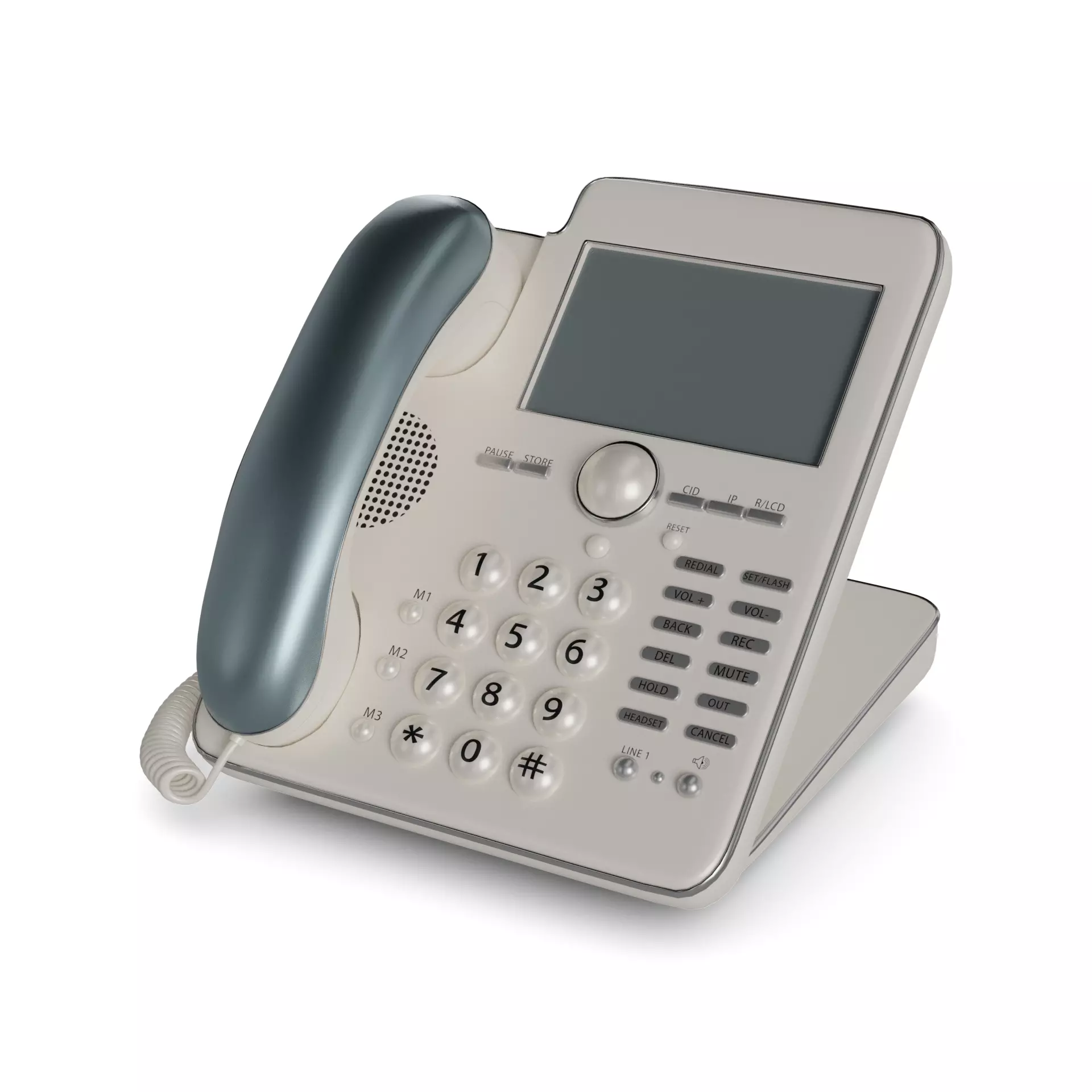 VoIP Phone 3D model_0
