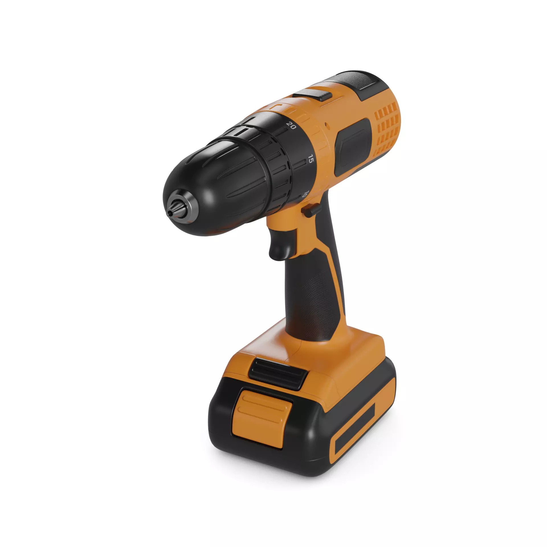 Cordless Drill 3D model_0