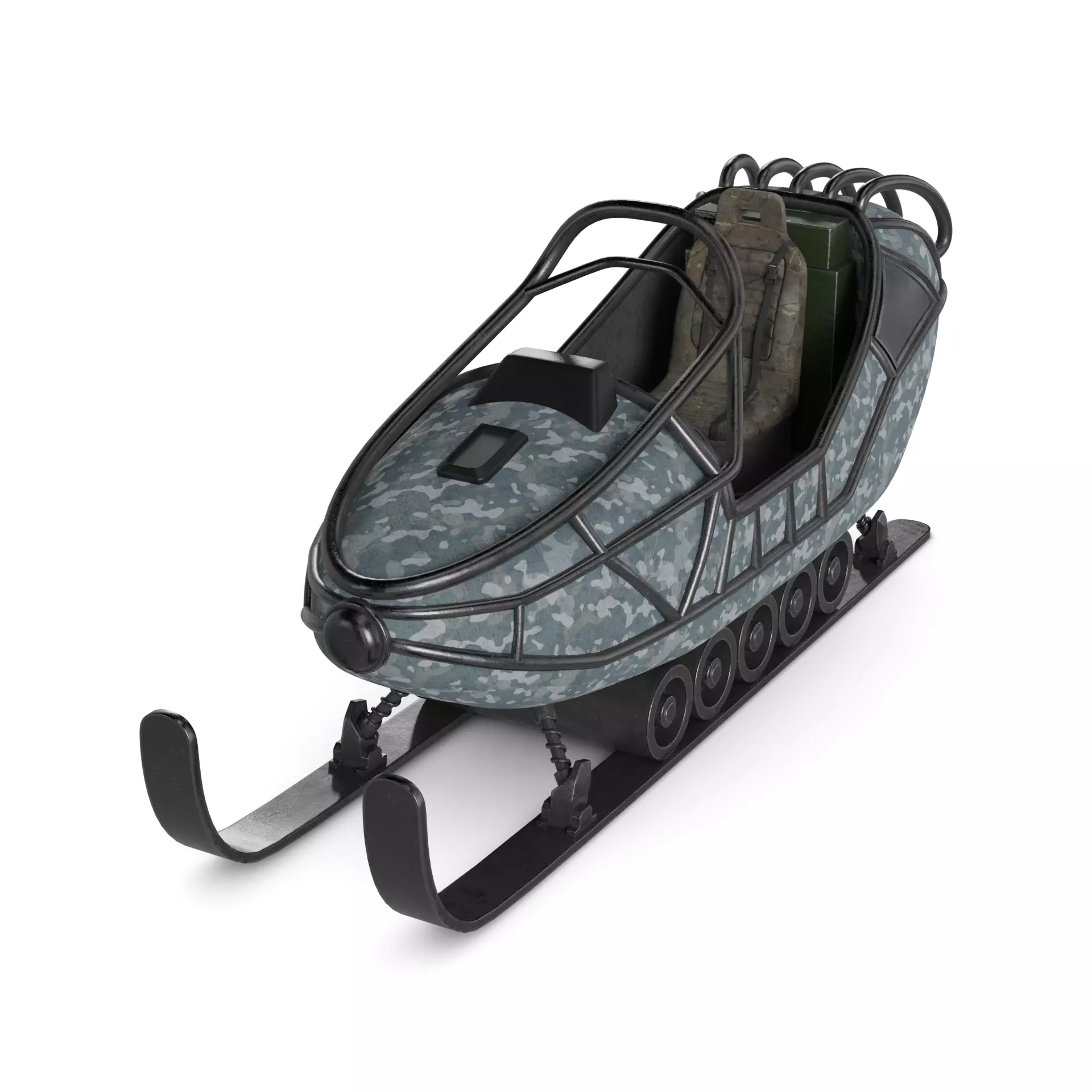 Expedition Sled 3D model_0