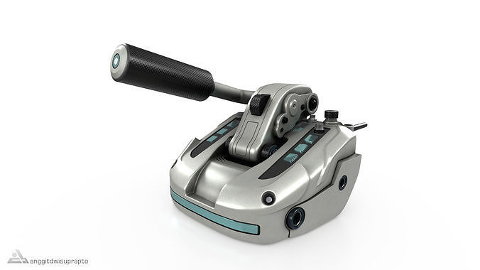 Racing Handbrake 3D model