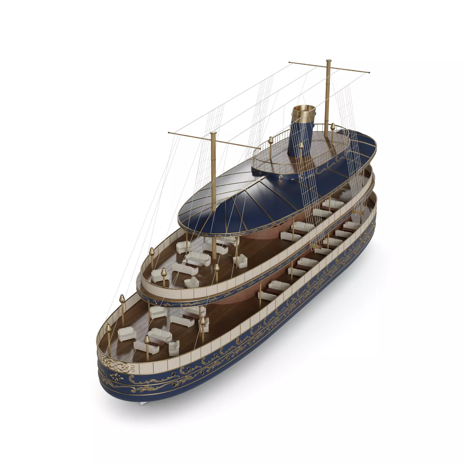 Luxury Liner 3D model_0