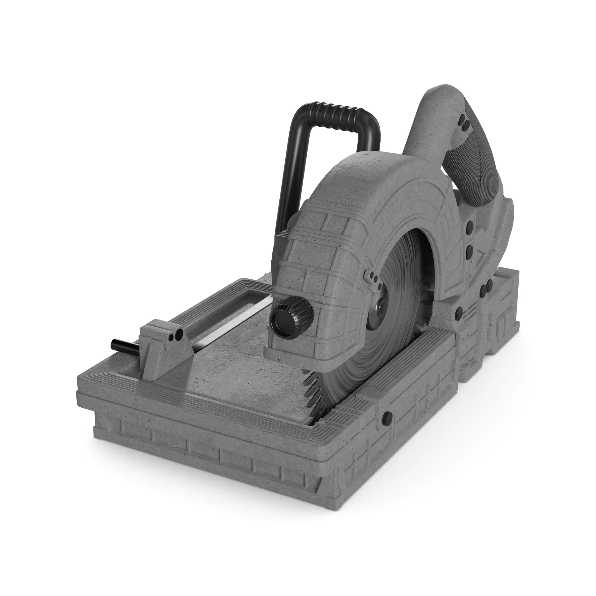 Concrete Saw 3D model_0