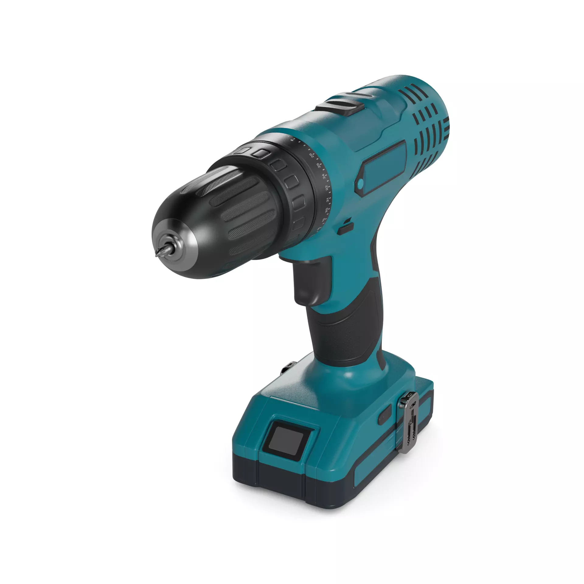 Cordless Drill 3D model_0