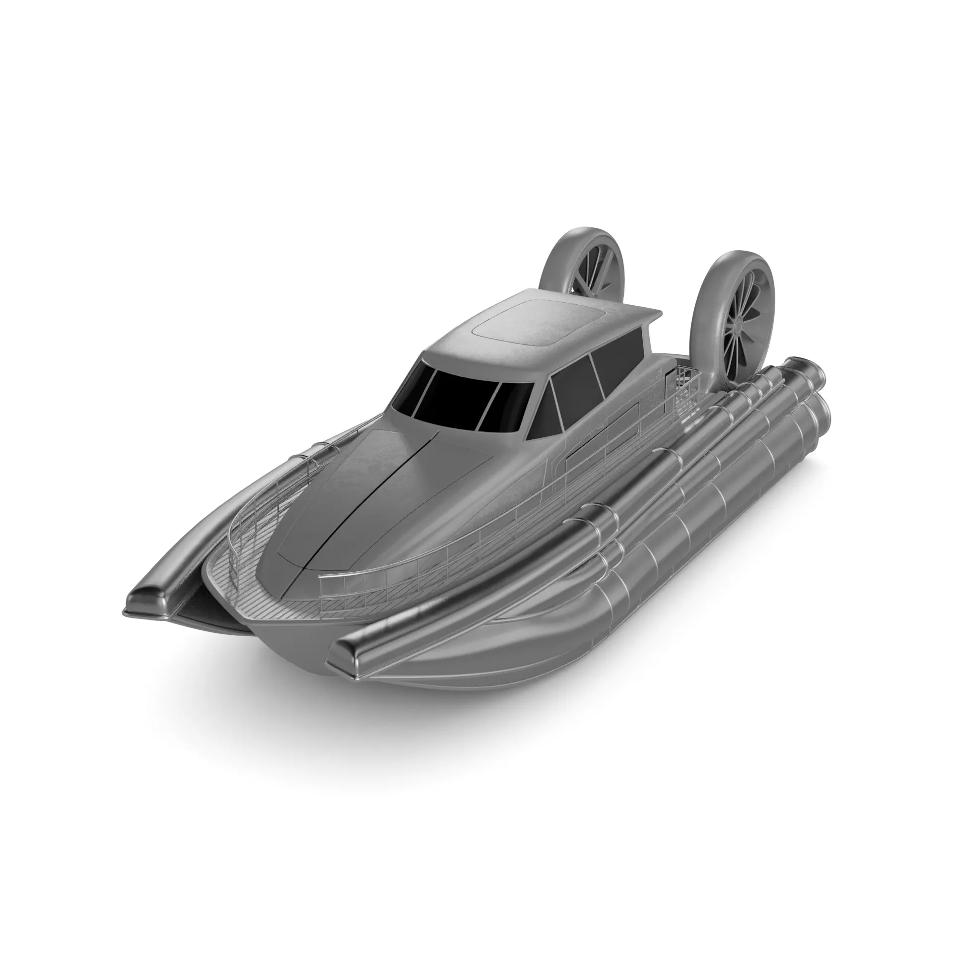 Hovercraft 3D model_0
