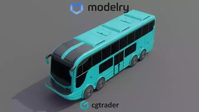Amphibious Bus 3D model