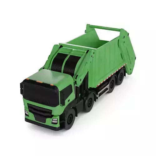 Garbage Truck 3D model Garbage Truck 3D model