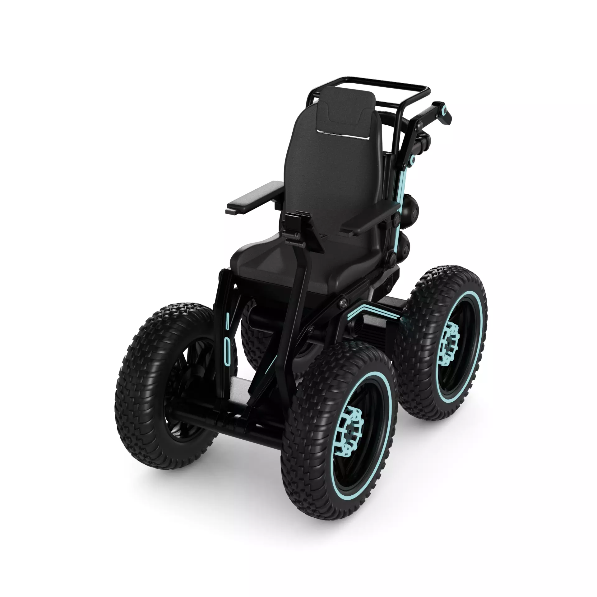 Off road Wheelchair 3D model