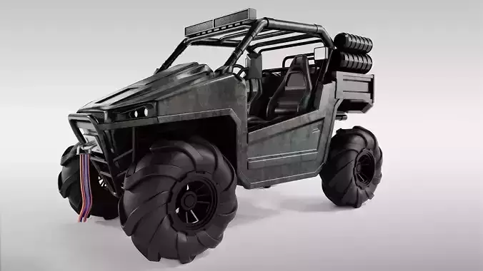 Amphibious ATV 3D model