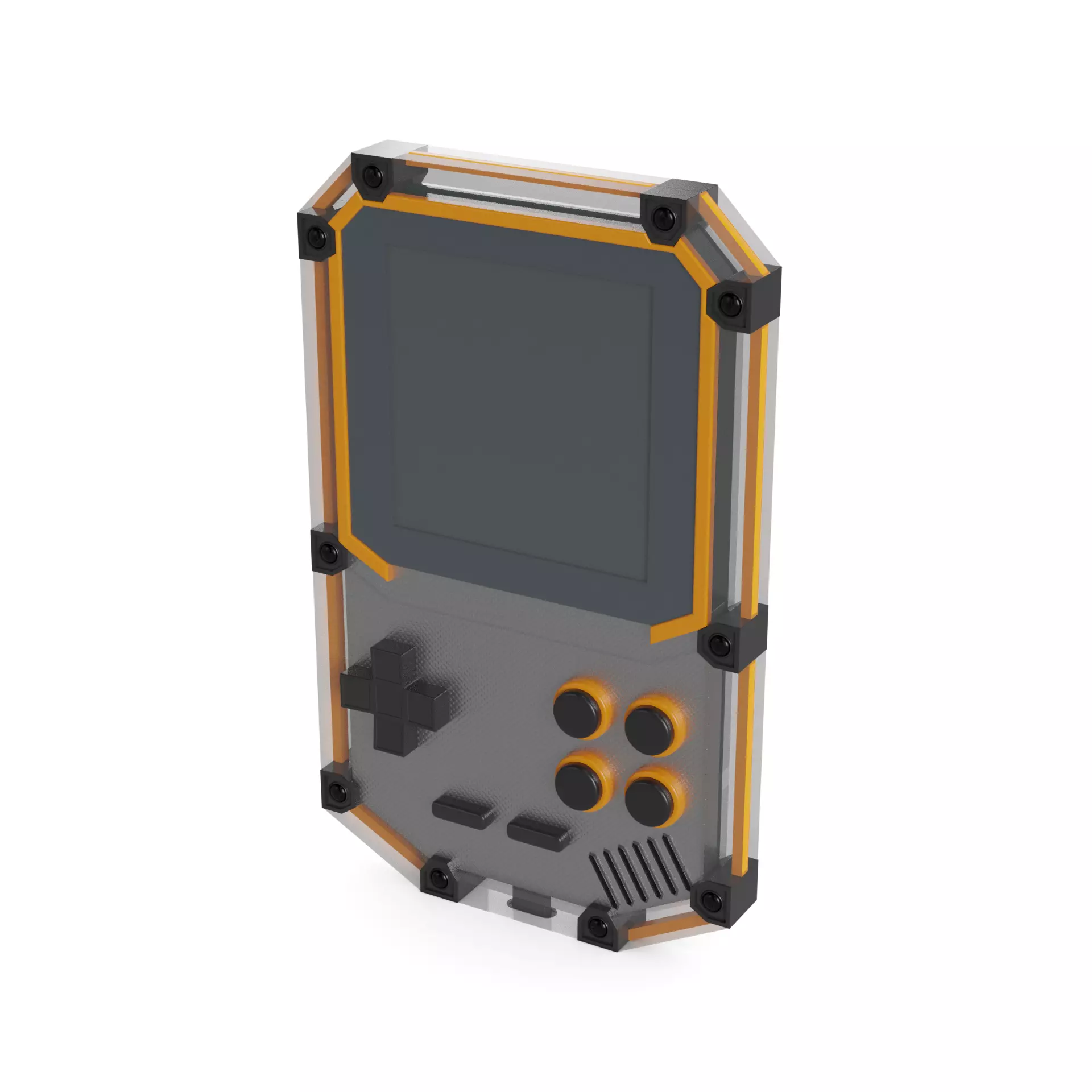 Portable gaming device 3D model_0