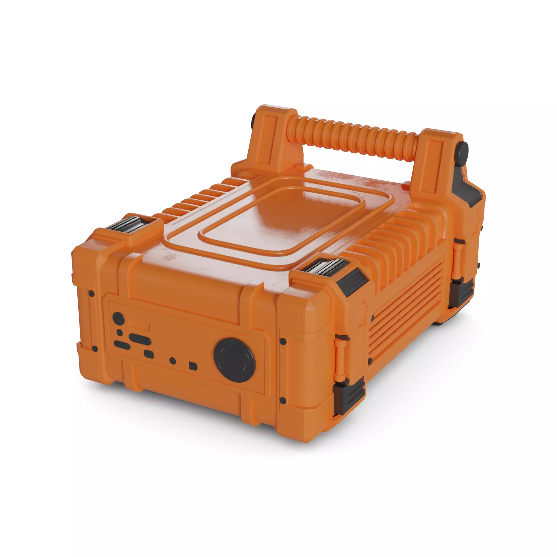 Portable power station 3D model_0