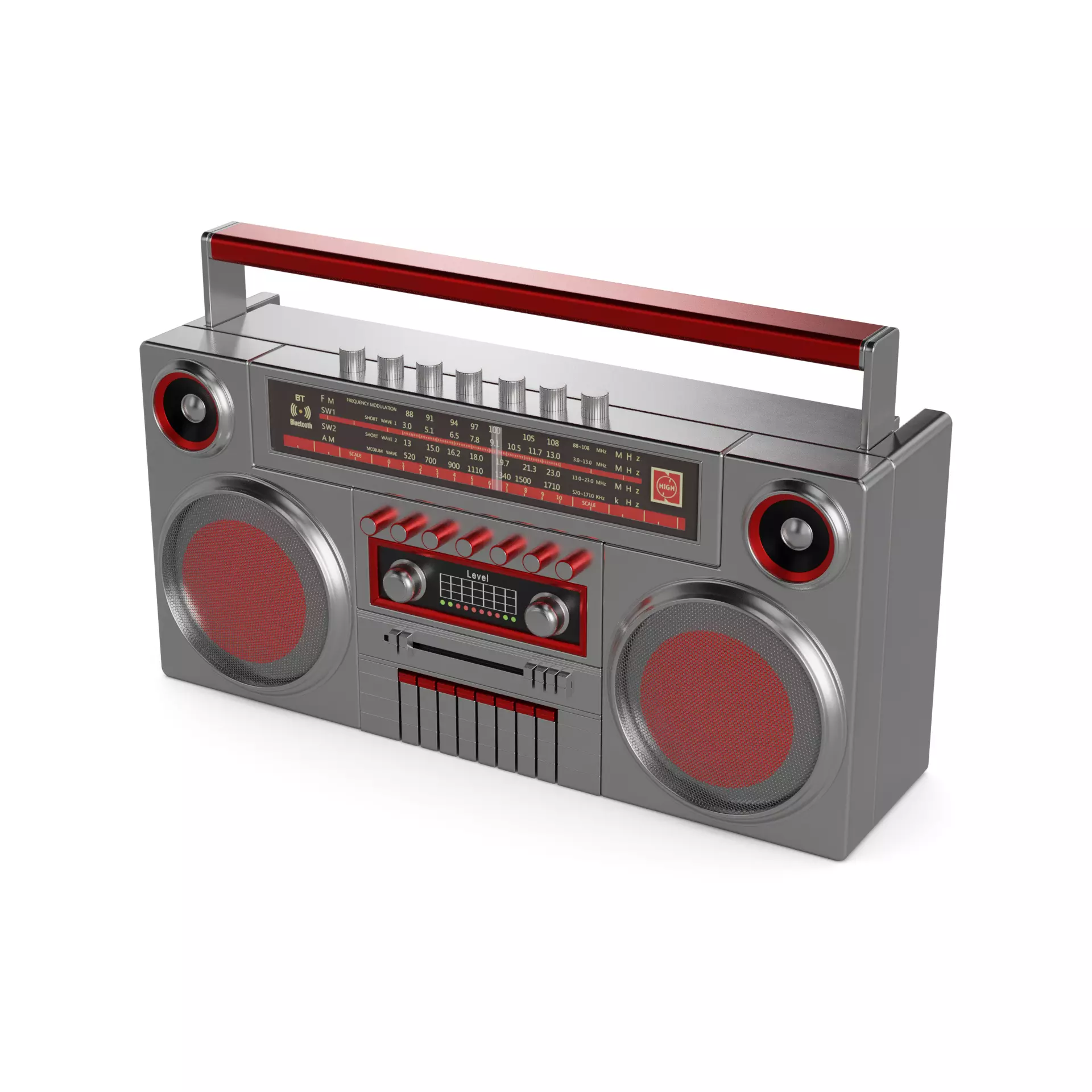 Boomboxes 3D model_0