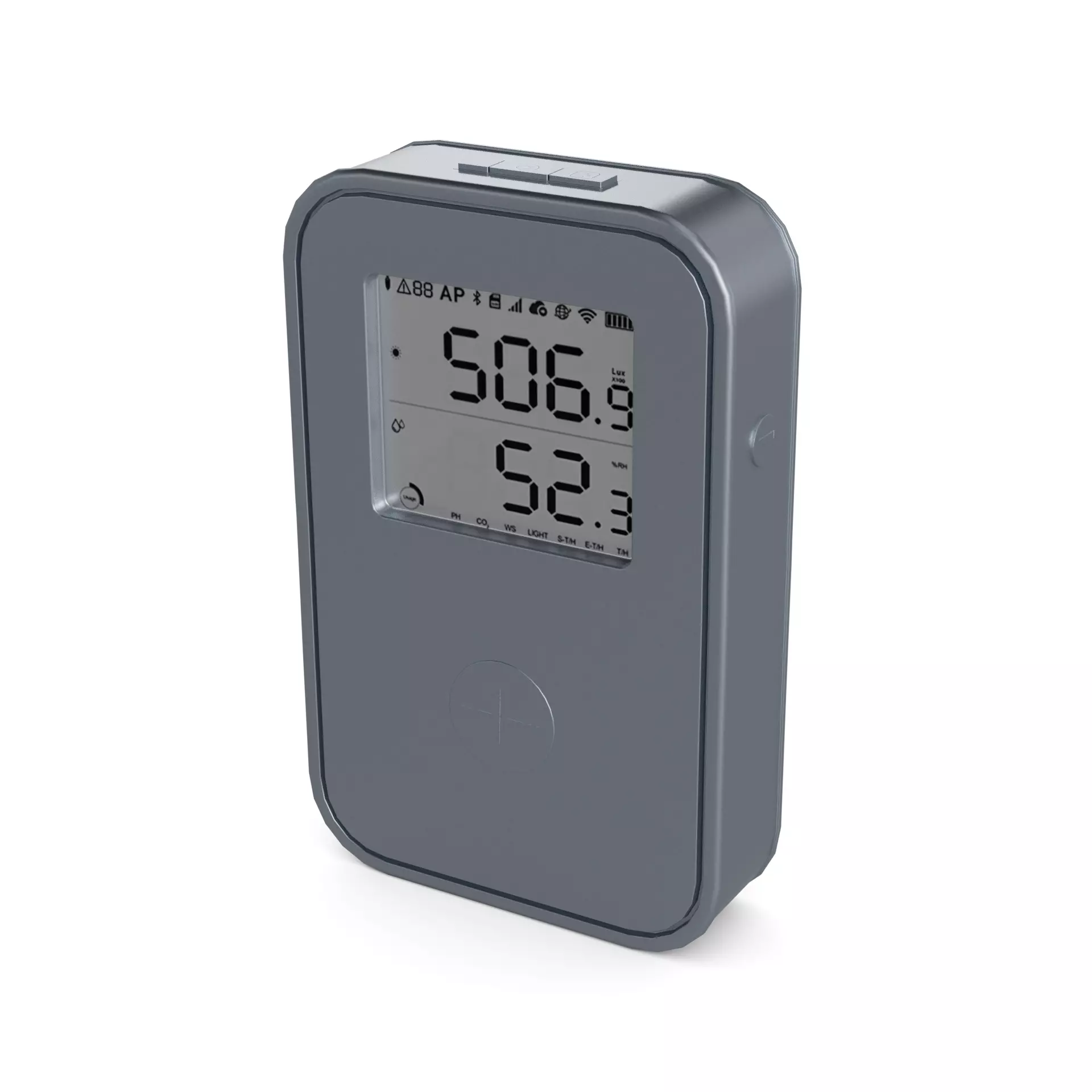 Environmental data logger Low-poly 3D model_0
