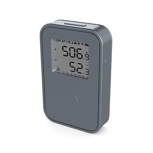 Environmental data logger Low-poly 3D model