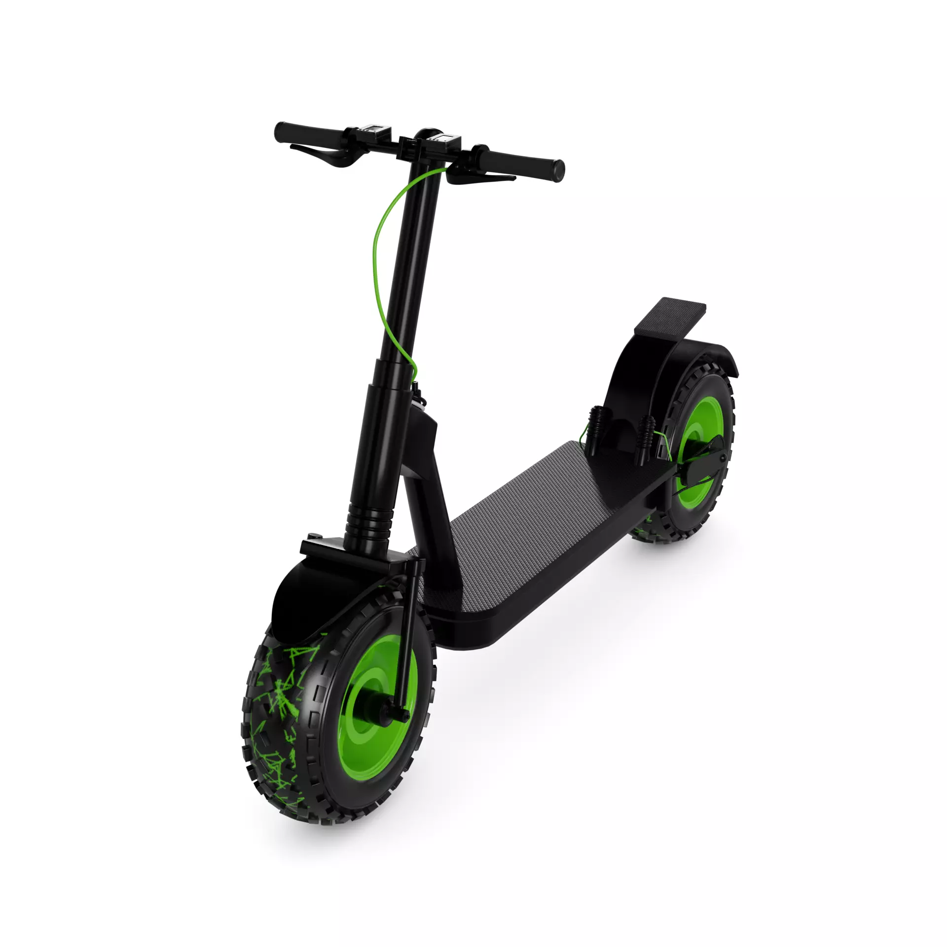 Off road Scooter 3D model_0